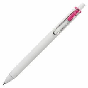 【新品】（まとめ）三菱鉛筆 ゲルインクボールペン ユニボール ワン 0.5mm ピンク （軸色：オフホワイト） UMNS05.13 1セット（10本）