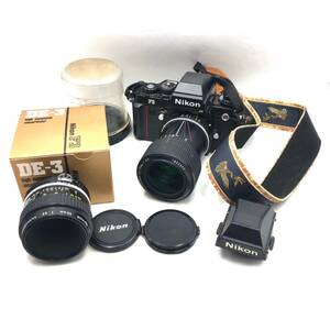 BEm070I 80 Nikon F3 HP 一眼レフ フィルムカメラ レンズ E Zoom 36-72mm 1:3.5 Micro-NIKKOR 55mm DE-3 ビューファインダー レトロ