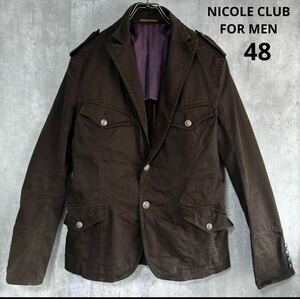 ニコル　NICOLE CLUB FOR MEN ジャケット　ブルゾン　48