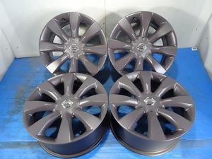 ◆日産純正◆18x8J +47 5穴 114.3 中古 アルミホイール 4本価格【福島発 送料無料】FUK-D13782★18インチ 塗装品