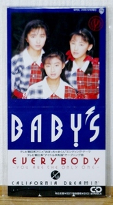 ベイビーズ BABY’S/EVERYBODY ～YOU ARE THE ONLY ONE★シングルCD★おぼっちゃまくん★豊田樹里(松田樹利亜) 小原光代 星野朋美 アイドル