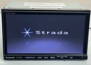 動作品 Panasonic CN-R330D カーオーディオ USB DVD Strada Bluetooth 地デジ フルセグ TV メモリーナビ 地図2014年(L74)