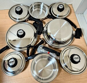 《JUKI CookBest Cookware 》クックベスト クックウェア 片手鍋 両手鍋 アメリカ製 調理道具 