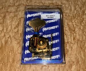 新品 Hipshot 純正 BT-1 Bass Drop Xtender Key Tuner Gold 20100G Pegヒップショット ドロップ エクステンダー ベース キー ペグ ゴールド