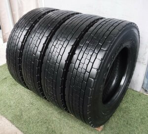 ★225/80R17.5 123/122L ダンロップ SP680☆残溝最大10.5mm☆倉庫保管品・極上美品【直接引き取り大歓迎】激安4本セット売り切り価格_A335