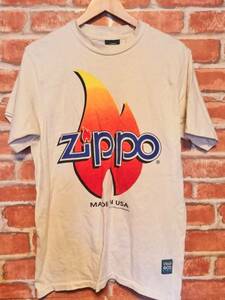 Zippo ジッポ Tシャツ（白/M）