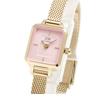 ダニエルウェリントン DANIEL WELLINGTON QUADRO MINI EVERGOLD BLUSH DW00100655 腕時計 レディース ピンク クオーツ