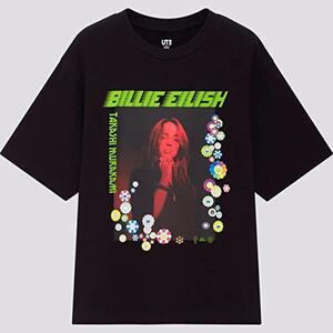 ユニクロ ビリーアイリッシュ Lサイズ Tシャツ 新品 未使用品 Billie Eilish 村上隆 コラボTシャツ women レディース タグ付 UNIQLO