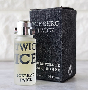 ★希少★ICEBERG アイスバーグ/TWICE POUR HOMME トワイス プールオム ミニ香水★4ml・EDT・ほぼ満タン★