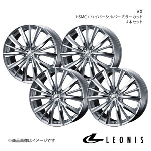 LEONIS/VX スカイラインクーペ V36 4ポットキャリパー アルミホイール4本セット【19×8.0J 5-114.3 INSET38 BKMC】0033286×4