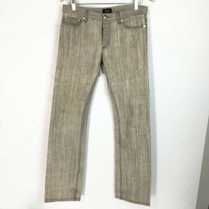 A.P.C　アーペーセー　デニムパンツ　サイズ 28　ズボン　ジーンズ　ジーパン　ボトムス　茶　管NO.JPF-21