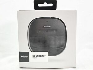 BOSE　SOUNDLINK　MICRO　Bluetooth スピーカー ブラック　サウンドリンク マイクロ　通電確認済　箱破れ有　同梱OK　1円スタート★S