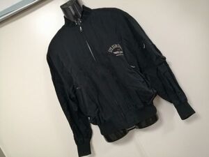 kkaa522 ■ 5TH CLUB SPORTS ■ MELROSE ジャケット ブルゾン ジャンパー ジップ ナイロン 黒 Mサイズくらい