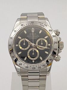 極美品 ROLEX ロレックス 116520 デイトナ SS ブラック文字盤 自動巻 腕時計 メンズ D番