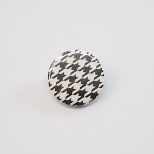 Button badge 25mm houndstooth 缶バッジ 千鳥格子 Vespa Lambretta ベスパ ランブレッタ 50S 100 ET3 GTR RALLY PX200E 160GS