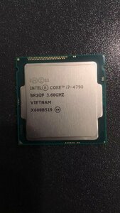 CPU インテル Intel Core I7-4790 プロセッサー 中古 動作未確認 ジャンク品 - A560