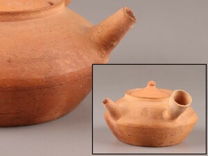 中国古玩 唐物 煎茶道具 陳永興 款 人参手 ボーフラ 急須 時代物 極上品 初だし品 C6826