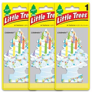 リトルツリー エアフレッシュナー セレブレイト 3枚セット Celebrate! Little Trees