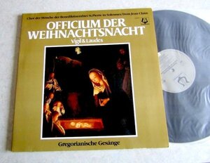 【LP】Officium Der Weihnachtsnacht / Vigil & Laudes / 2LP