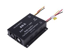 DCDC コンバーター 電圧 変換器 24V→12V 変圧器 デコデコ ヒューズ付 過電圧保護 40A バックアップ 機能付 大型車 トラック 車