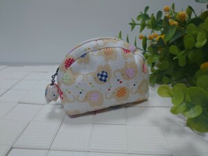 ★★★ ハンドメイド 　ミニポーチ 【ラブリーぞうさん】★★★