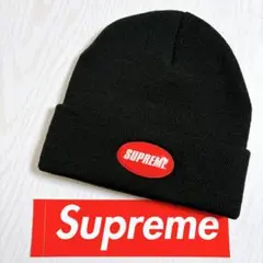 正規品　Supreme シュプリーム　ビーニー　beanie ニット帽　ブラック