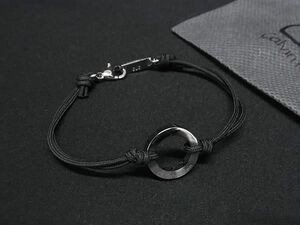 ■美品■ ck Calvin Klein シーケーカルバンクライン ブレスレット アクセサリー メンズ シルバー系×ブラック系 DE6158