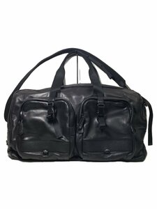 PRADA◆ボストンバッグ/牛革/BLK