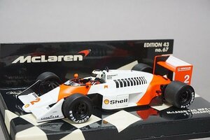 ミニチャンプス PMA 1/43 McLaren マクラーレン TAG MP4-3 S.ヨハンソン 1987 #2 530874302