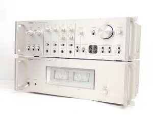 Victor/ビクター ステレオパワーアンプ M-1100 + プリ/コントロールアンプ P-1100 ◆ 7047F-1