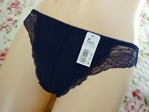 ◆◇【送料無料】M ☆エメフィール☆ Lace ショーツ パンツ ネイビー 紺色 花柄レースが可愛い ストレッチレースで履き心地 伸縮性抜群！