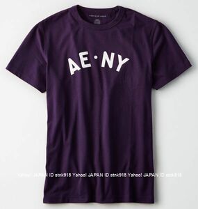 〓ラスト!! アメリカンイーグル/US M/AE Graphic Tシャツ/Purple