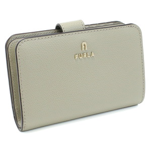 【新品 未使用 正規品】フルラ FURLA CAMELIA ２つ折り財布 小銭入付き ブランド WP00314 MARMO グレー系 レディース