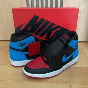 新品/未使用NIKE WMNSサイズ：10 AIR JORDAN 1 HIGH OG 【UNC TO CHICAGO】メンズ26.5cm相当