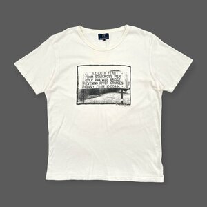 R.NEWBOLD プリント 半袖 Tシャツ サイズ XL /白/ホワイト/メンズ/ポールスミス