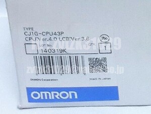 送料無料★新品 OMORN CPUユニット CJ1G-CPU43P ◆保証