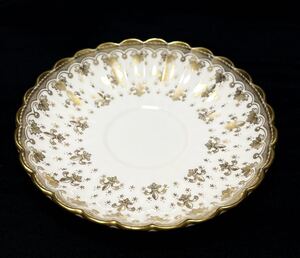 SPODE★スポード★フルール ド リス FLEUR DE LYS 金彩 ソーサー のみ