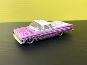 JADA TOYS 1/64 1959 CHEVY EL CAMINO Lady Luck シェビー エルカミーノ フレアー ピンスト ローライダー 幸運の女神