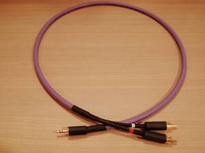 ★ 即決 Oyaide PA-02 V2 RCA-ステレオミニプラグ3.5mm 変換ケーブル 2m Yケーブル 金メッキ NYS352AG NYS231BG-LL ★