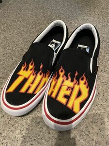 ●着用数1回　●美品　VANS THRASHER スラッシャー　スリッポン 24㎝