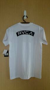 RVCA　ルーカ　半袖　Tシャツ　キッズ　150　バックプリント　正規品　送料無料　入手困難　希少　ルカ　白　ホワイト