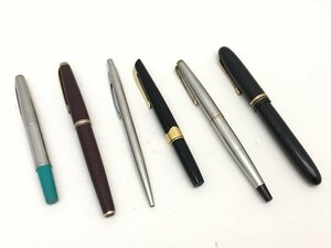 PILOT / PLATINUM / パーカー 他 万年筆 ボールペン ペン先 18K 14K など 6点 まとめ 筆記未確認 現状渡し 中古【UW060231】