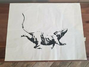 バンクシー Banksy 絵画　レア　限定　希少　ネズミ　ラット　Croydon Rat Rat Race ラットレース