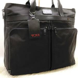 1円 【超希少】 TUMI トゥミ 22157DH コンパニオントート ビジネスバッグ ブリーフケース 肩掛け エキスパンダブル A4 黒 メンズ 紳士