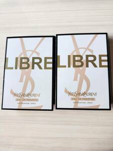 即決 送料120円 新品未開封 イヴ・サンロー Yves Saint Laurent リブレ オーデトワレ 1.2ml × 2本 