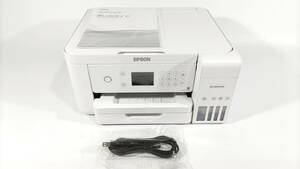 エプソンA４カラー プリント 対応 エコ タンク 搭載 インクジェット プリンタ 複合 機 ホワイト EPSON EW-M630TW 美品！