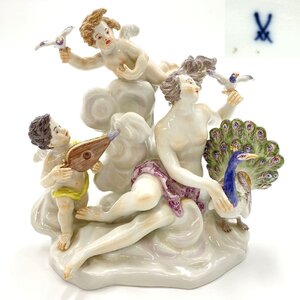 1円～ Meissen マイセン ケンドラー原型 四大元素の寓意 風裸婦像群 (70549) フィギュリン ※同梱不可 05-3173899