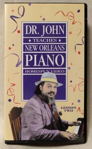 VHS DR.JOHN TEACHES NEW ORLEANS PIANO LESSON 2 ★ ニューオリンズピアノ教則ビデオ ★ 輸入盤 ビデオ [6788CDN