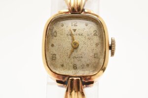 稼働品 ジュネーブ 18K アンティーク 手巻き レディース 腕時計 GENEVE