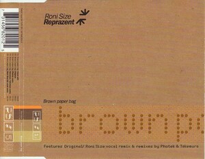 Roni Size Reprazent「Brown Paper Bag」(UK盤CDS)